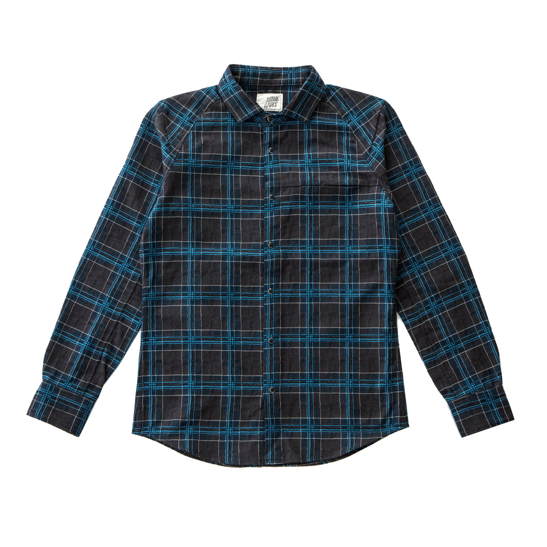 DMT Check Shirt - Blue/Grey