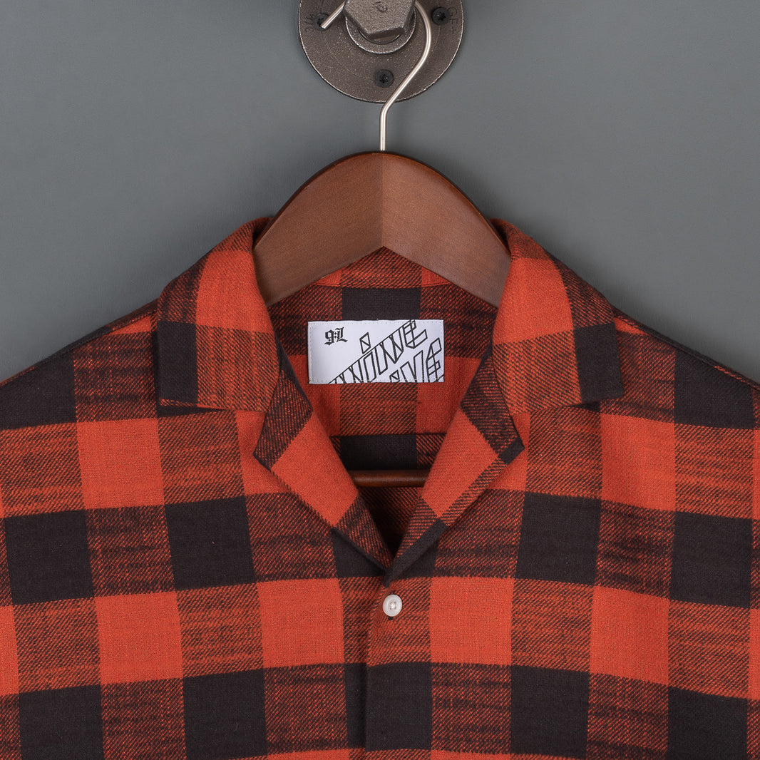 The 405 in Flannel (Short Sleeve) - Red/Black