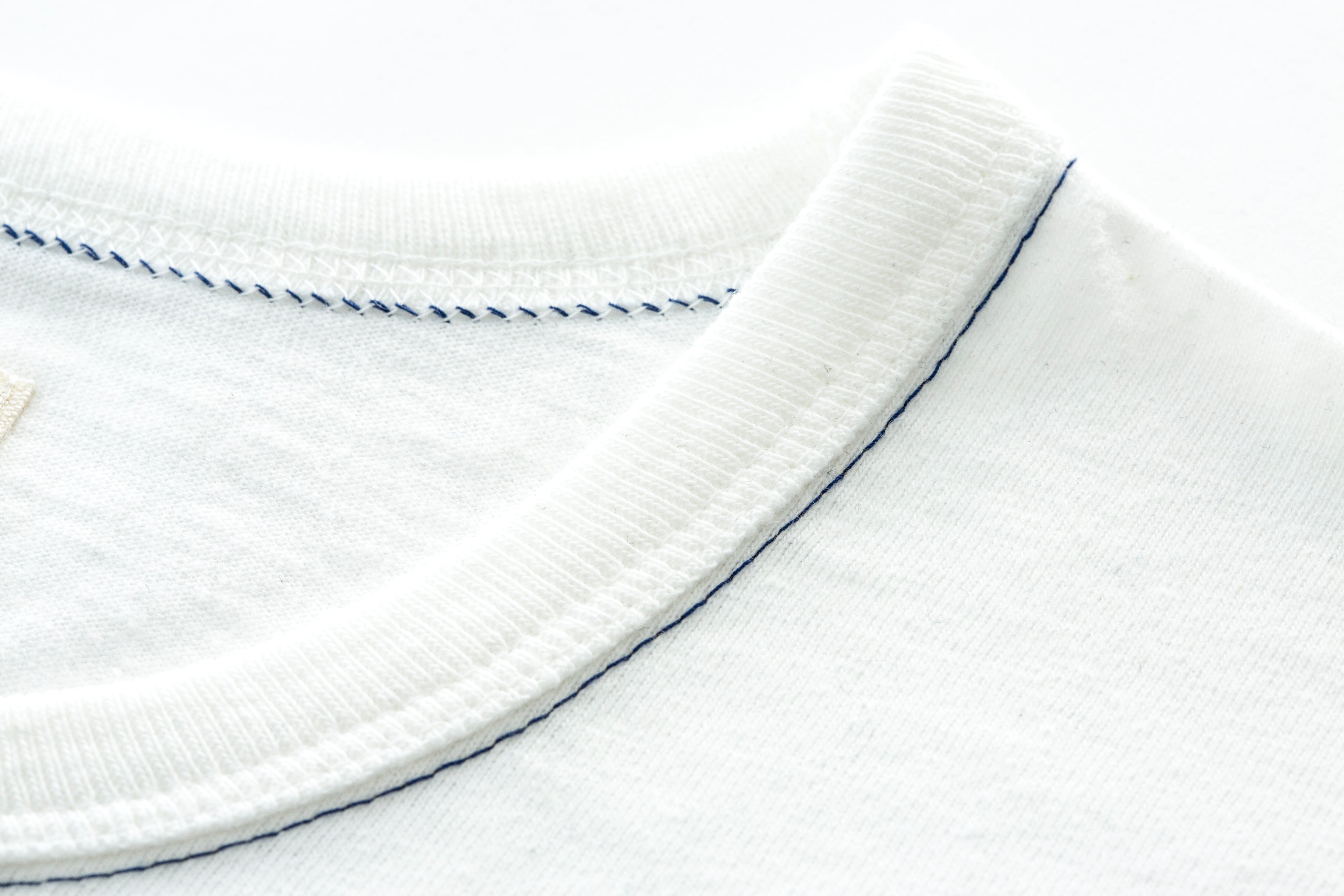 Ripple-Hem T-Shirt - White