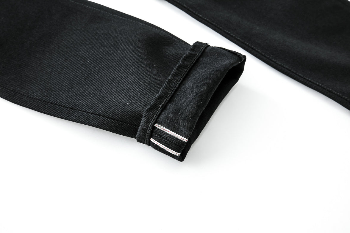 Muldoon Slim-Tapered Jeans (13.5oz) - Black