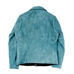 "The Dirty Bird" Double Rider's Jacket - Petrol Blue