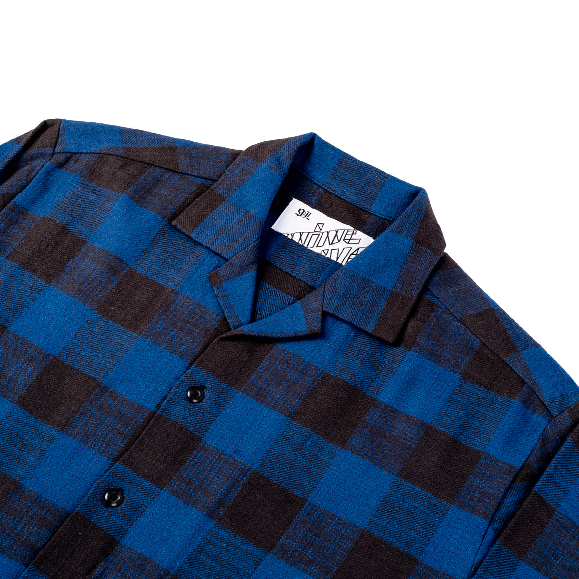 The 405 in Flannel (Long Sleeve) - Blue/Black