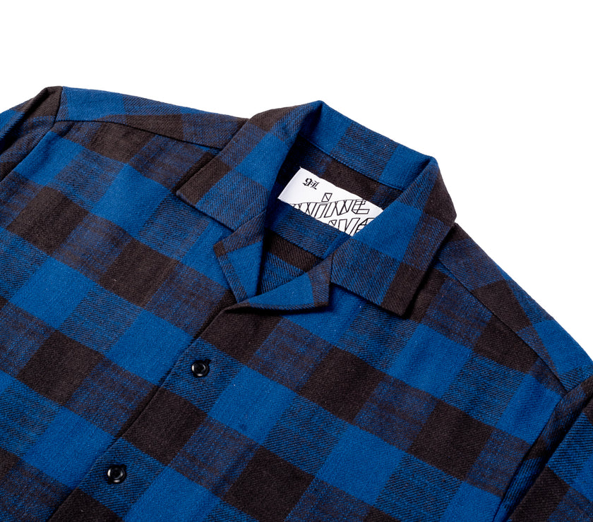 The 405 in Flannel (Long Sleeve) - Blue/Black