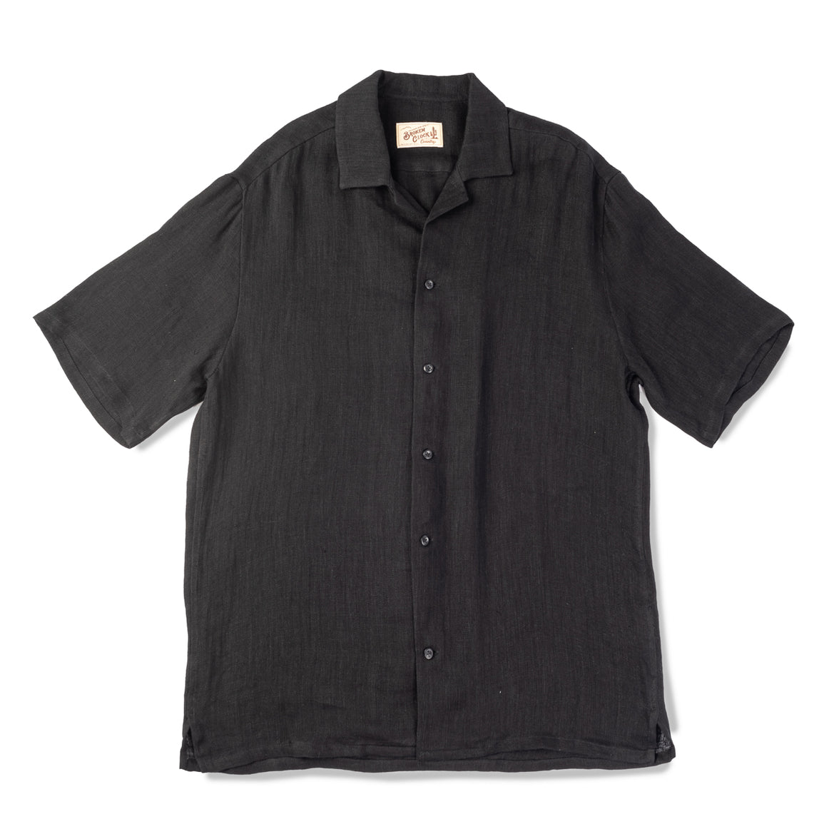 Art Comes First x 9L Double Gauze Linen Camp Collar - Black