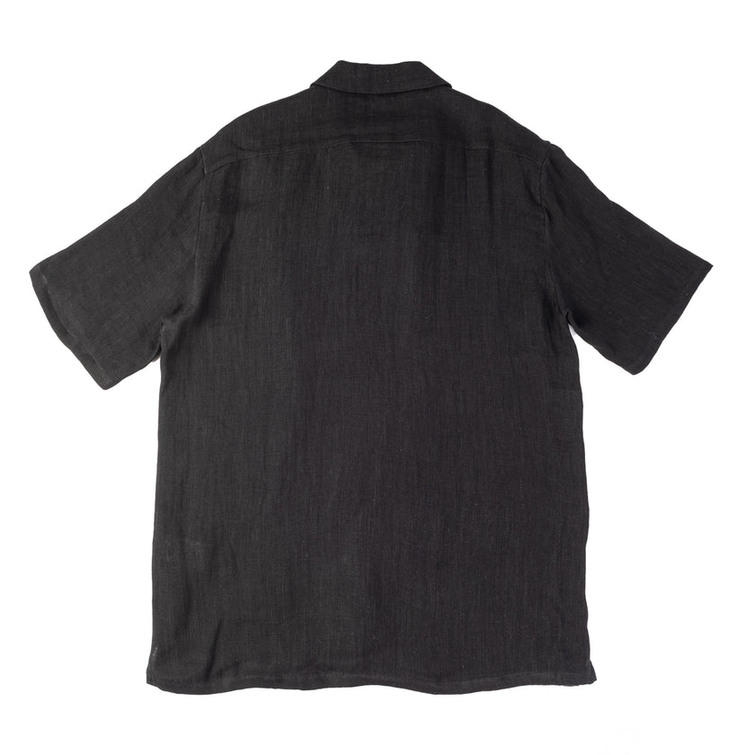 Art Comes First x 9L Double Gauze Linen Camp Collar - Black