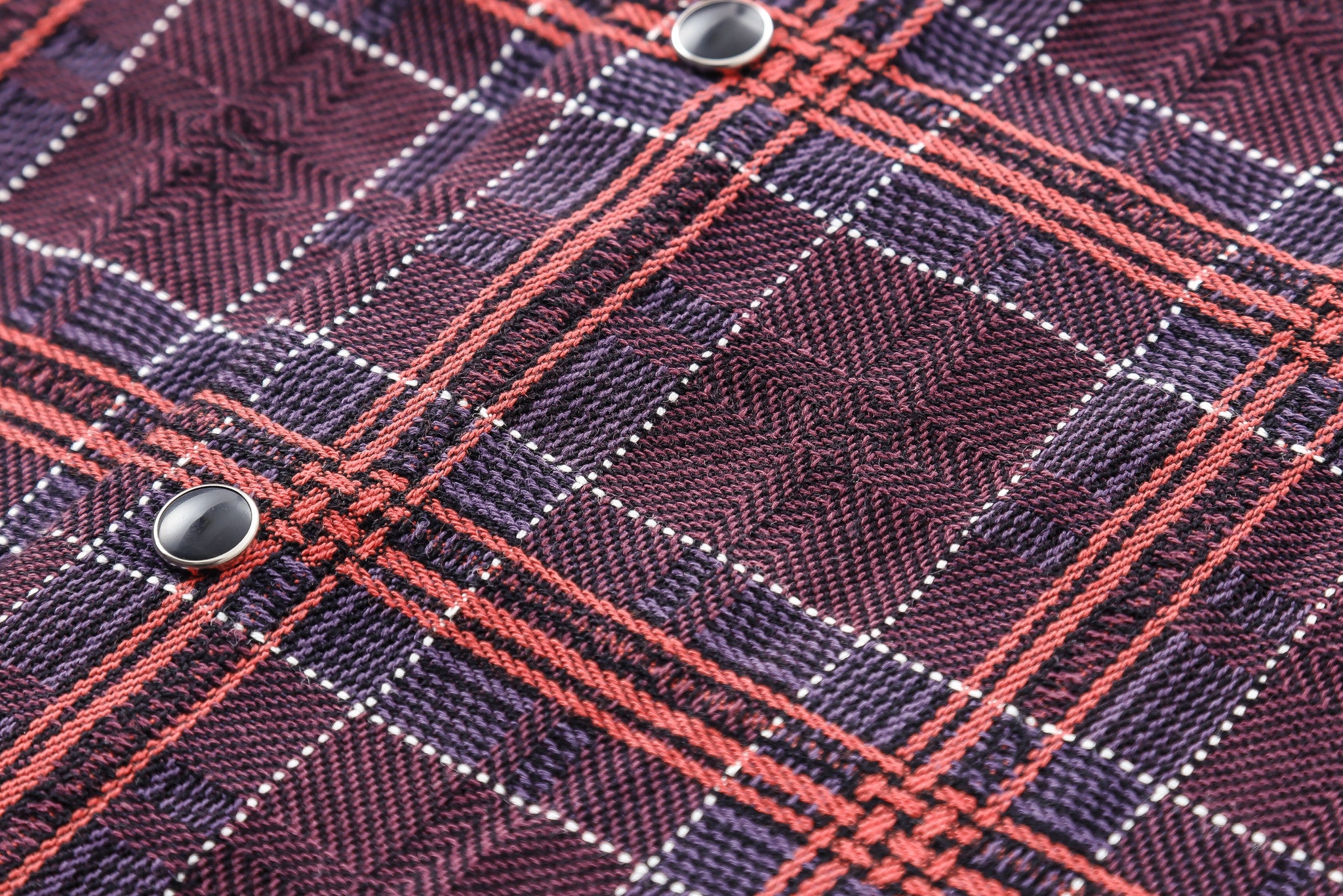 DMT Check Shirt - Orange/Purple